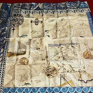 Hermes silk 90 cm square scarf
